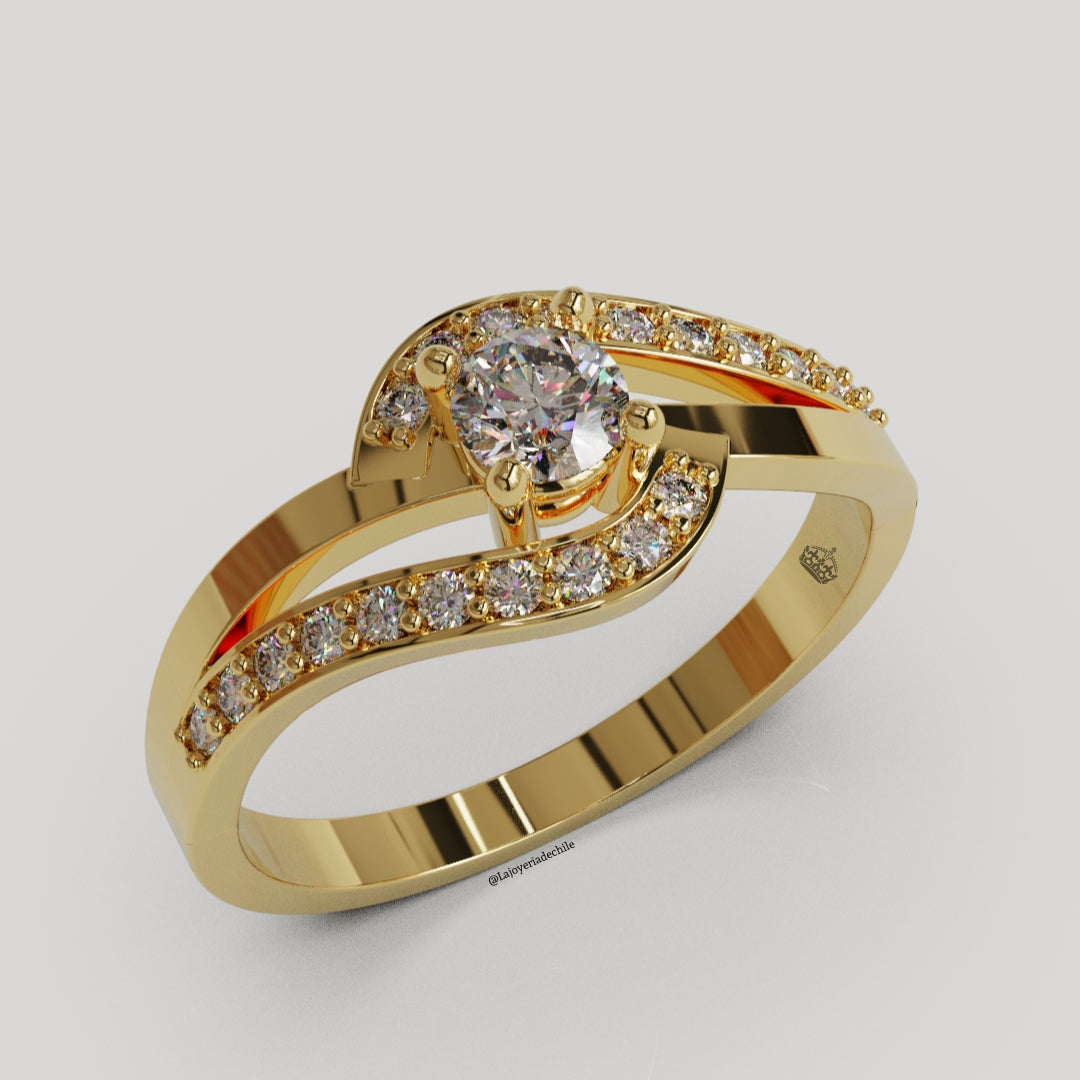 Anillo de compromiso "Nasáu"