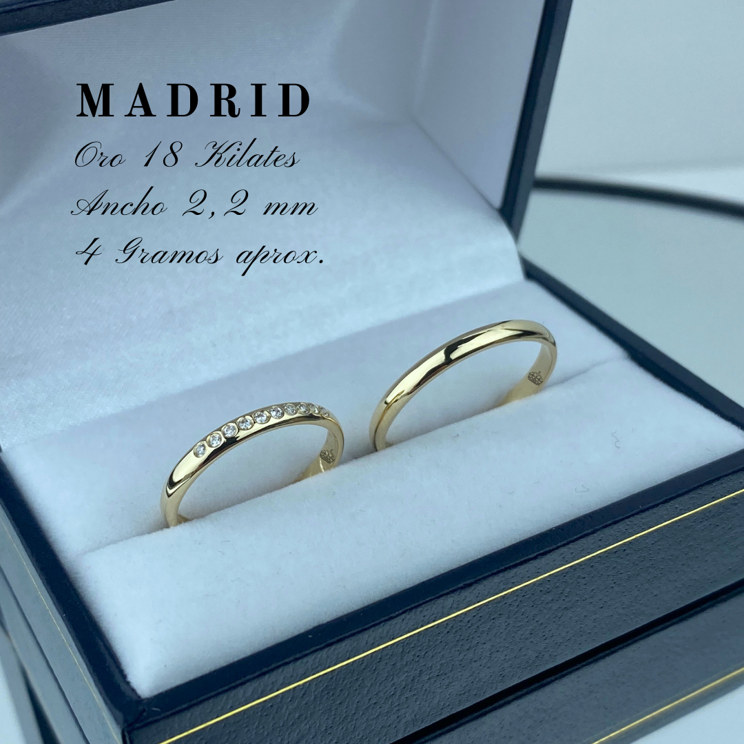 Anillo de matrimonio "Madrid"