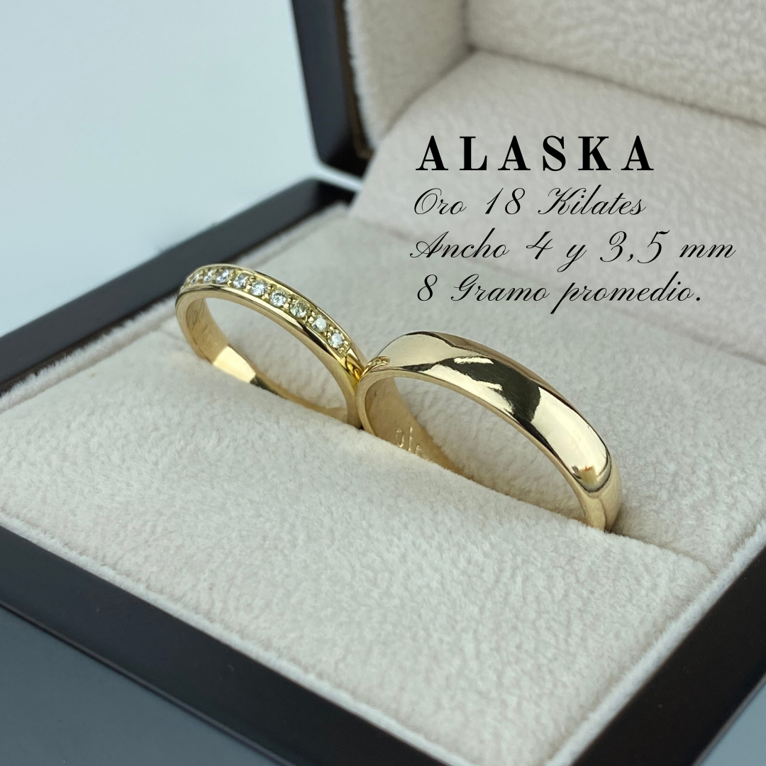 Anillo de matrimonio "Alaska"