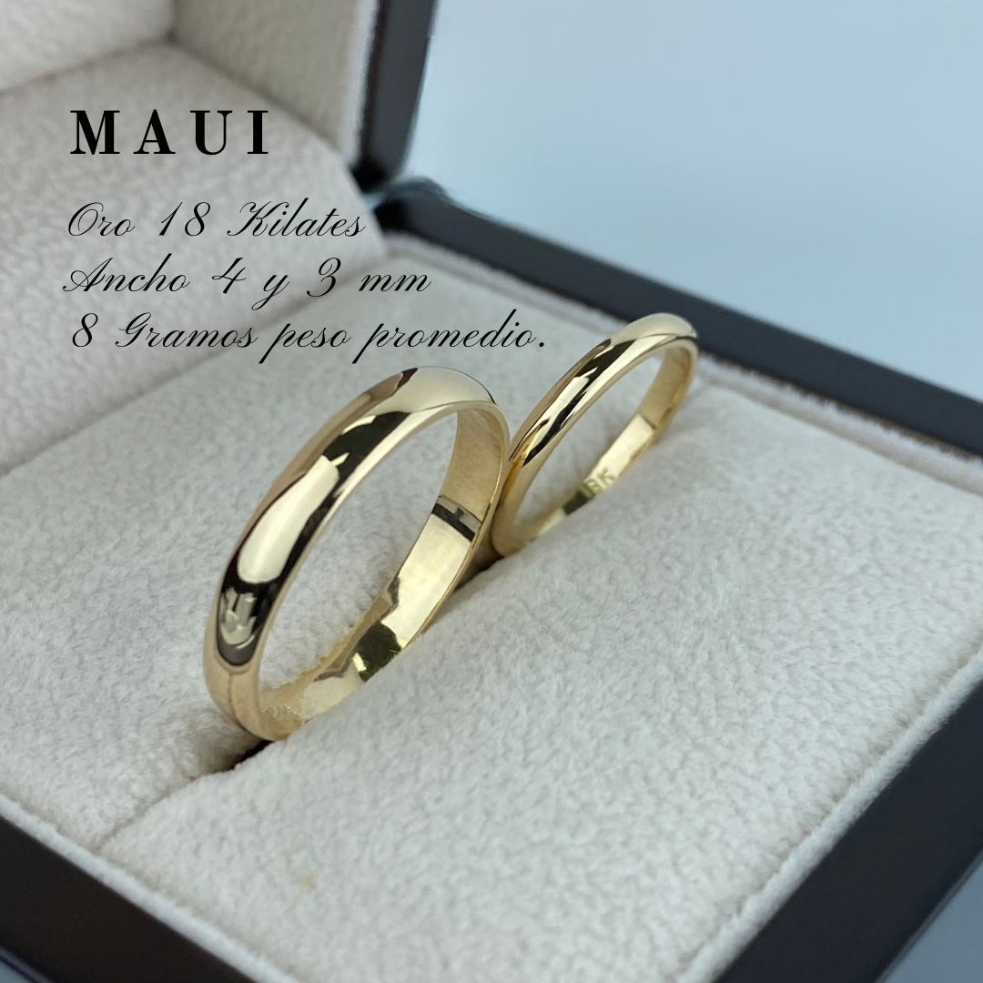 Anillo de matrimonio "Maui"