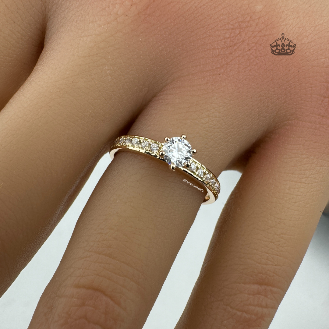Anillo de compromiso "Pave Anastasia"
