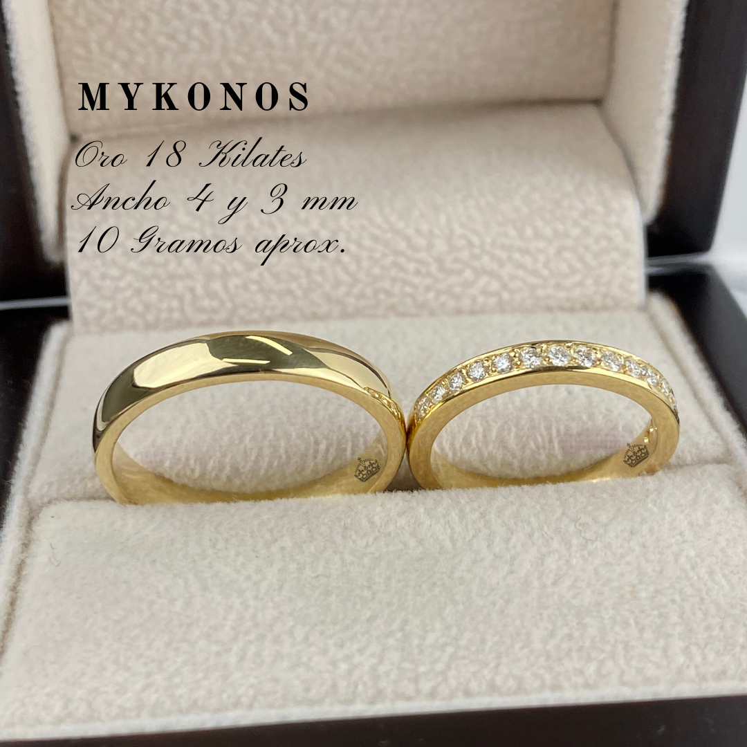 Anillo de matrimonio "Mykonos"