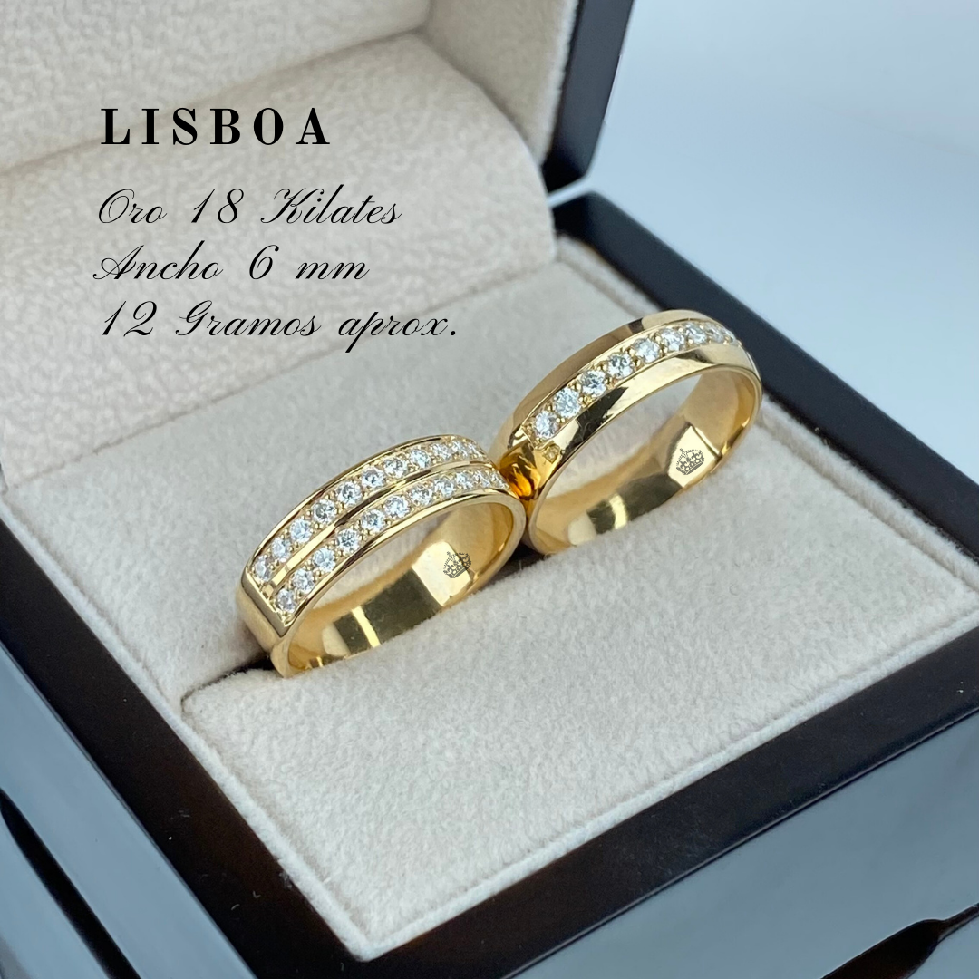 Anillo de matrimonio "Lisboa"