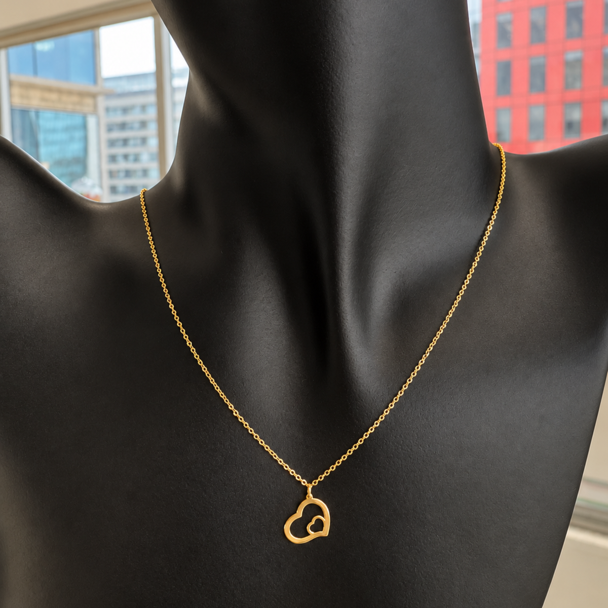 Collar Corazón Plano
