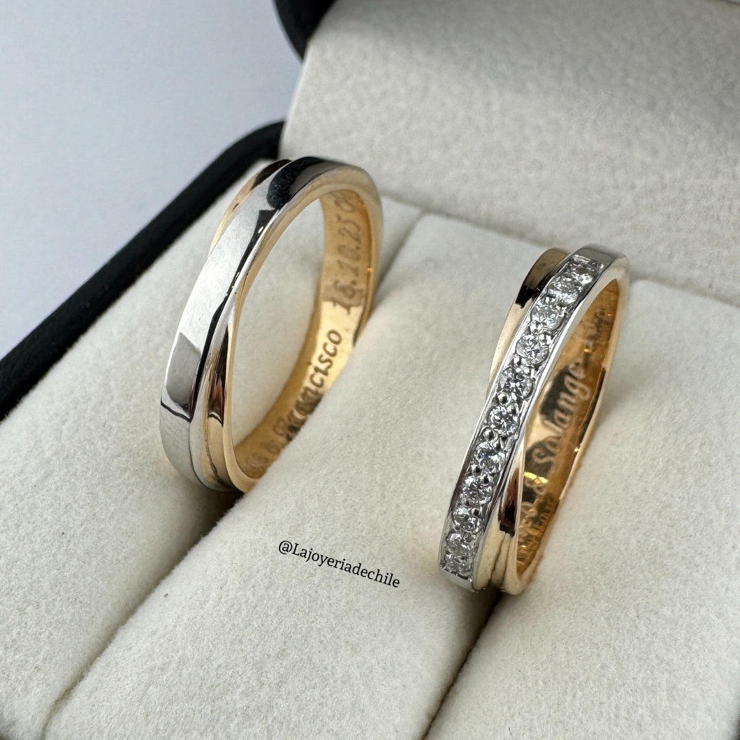 Anillos de matrimonio "Oia"