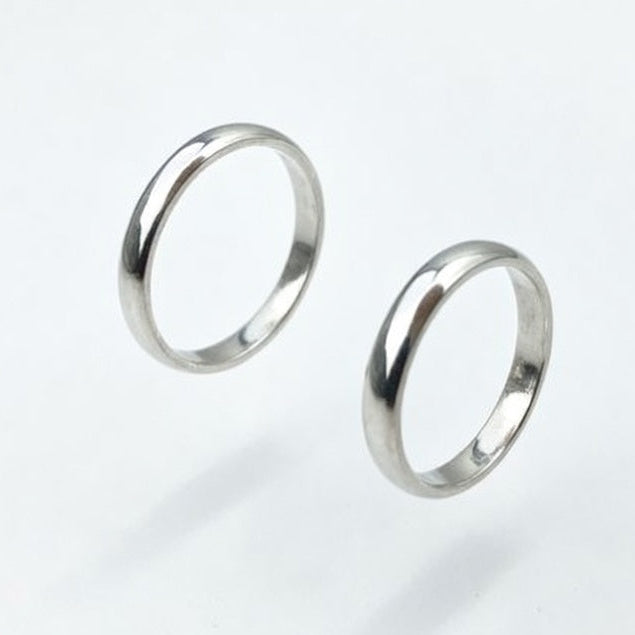 Anillos de matrimonio plata modelo "Corte Ingles"