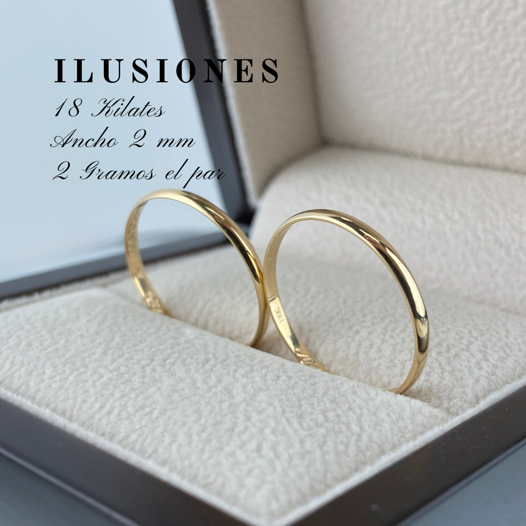 Anillo de matrimonio "Ilusión Clásica"