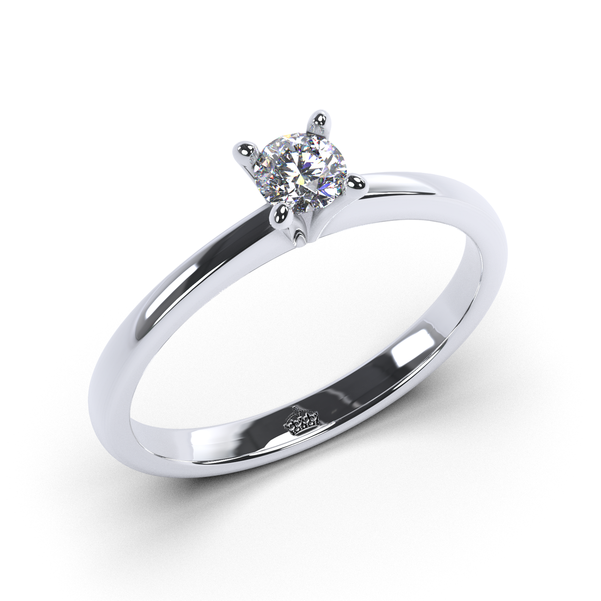 Anillo de compromiso "Solitario 4 grifas"