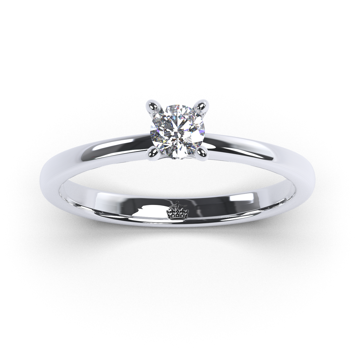 Anillo de compromiso "Solitario 4 grifas"