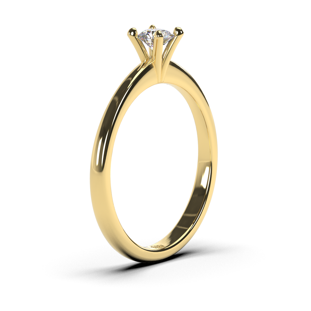 Anillo de compromiso "Solitario 4 grifas"
