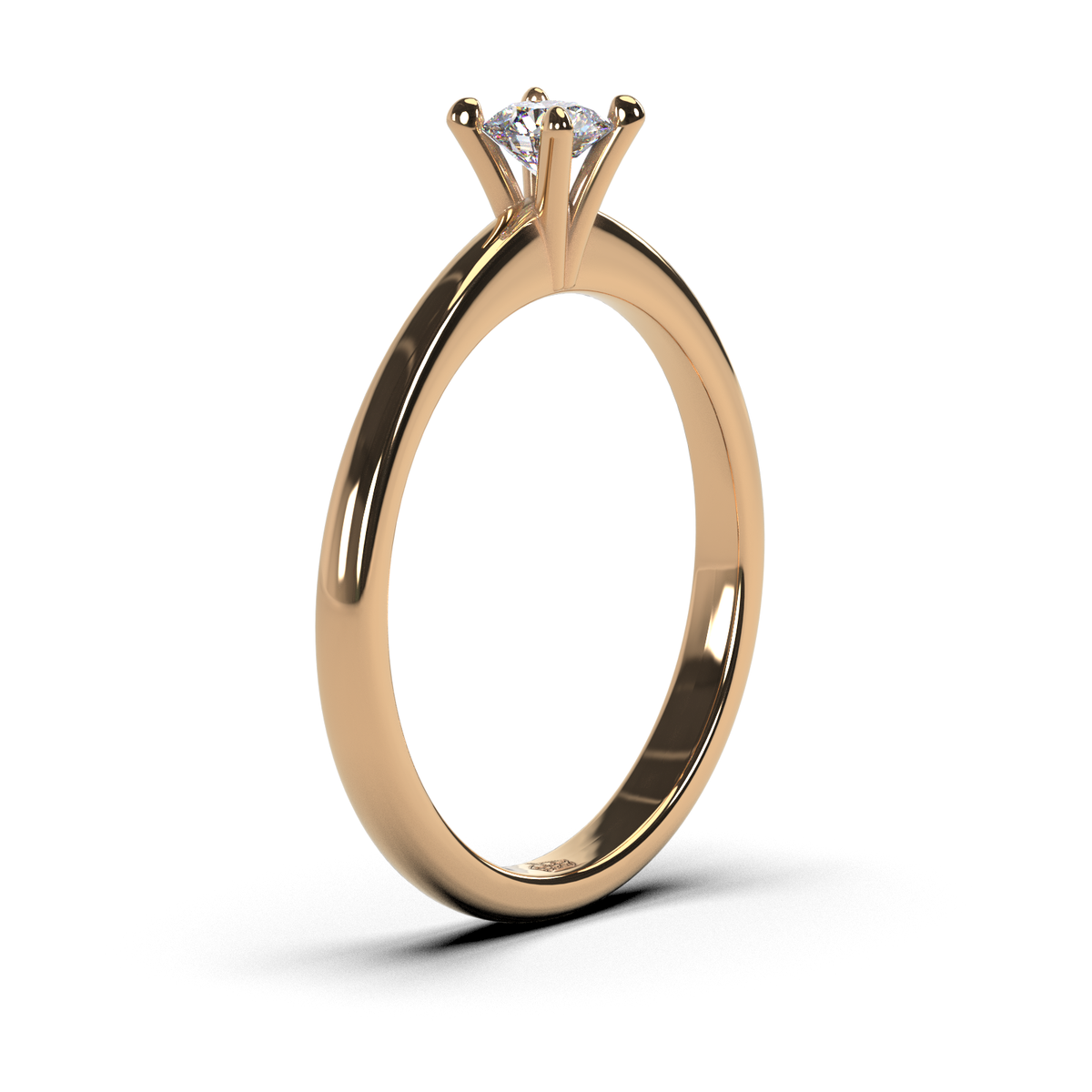 Anillo de compromiso "Solitario 4 grifas"