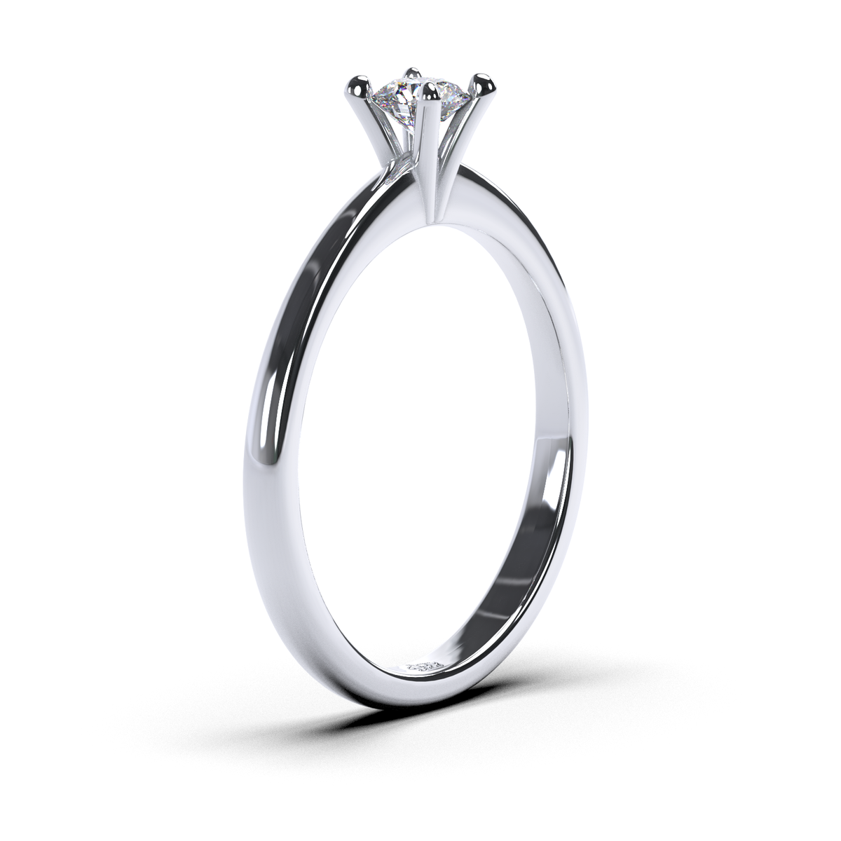 Anillo de compromiso "Solitario 4 grifas"