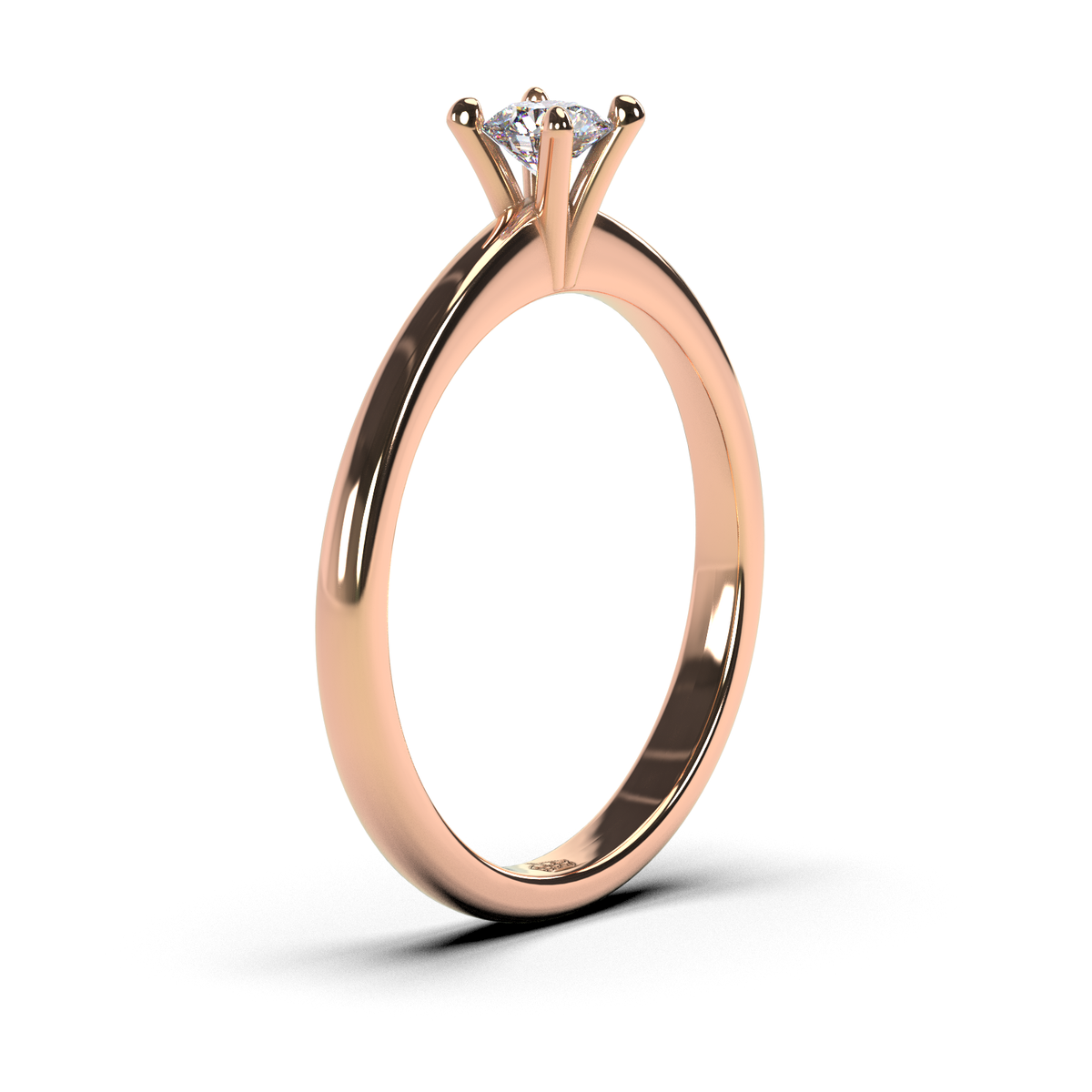 Anillo de compromiso "Solitario 4 grifas"