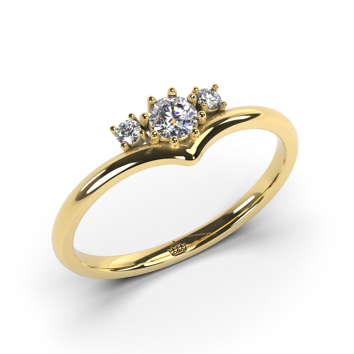 Anillo de compromiso "Tricillo Tulum"