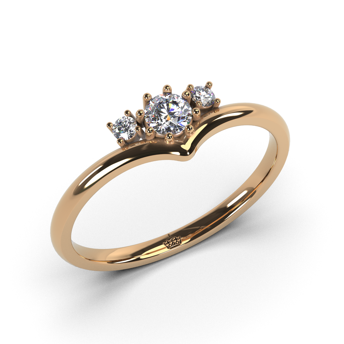 Anillo de compromiso "Tricillo Tulum"