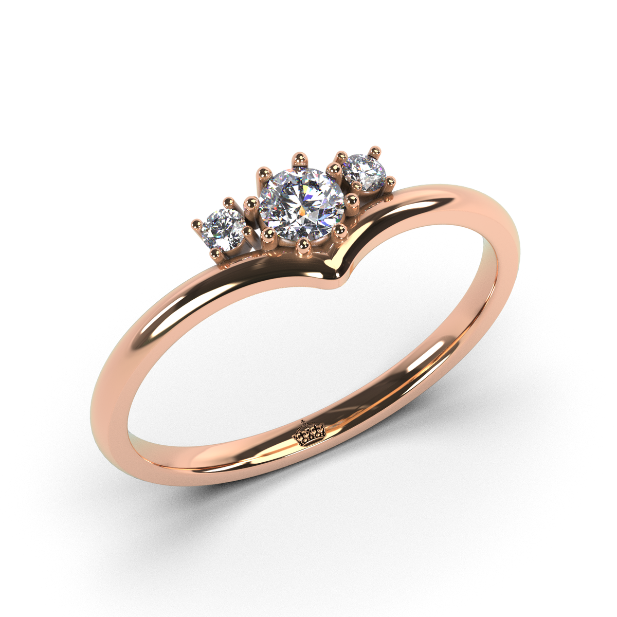 Anillo de compromiso "Tricillo Tulum"