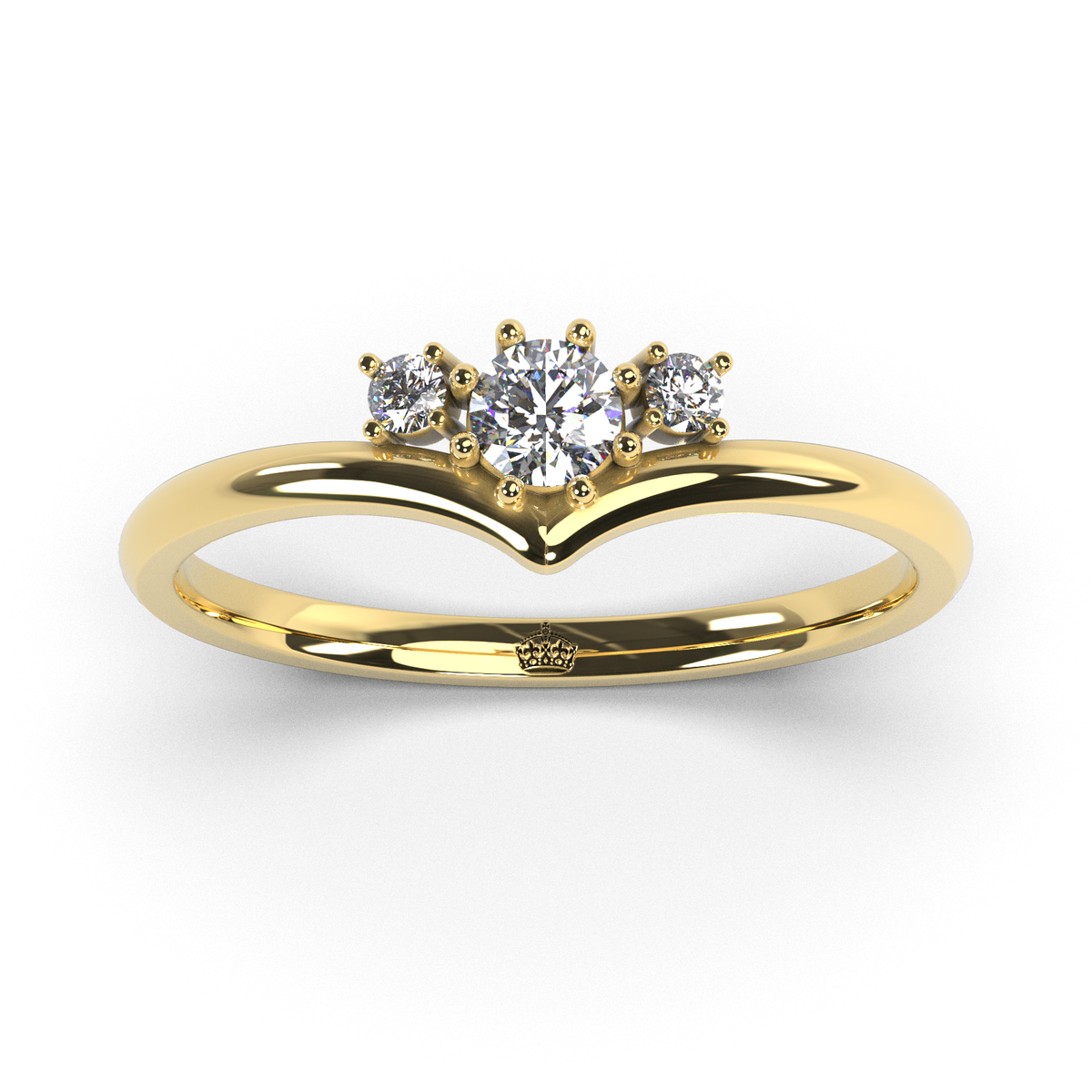 Anillo de compromiso "Tricillo Tulum"