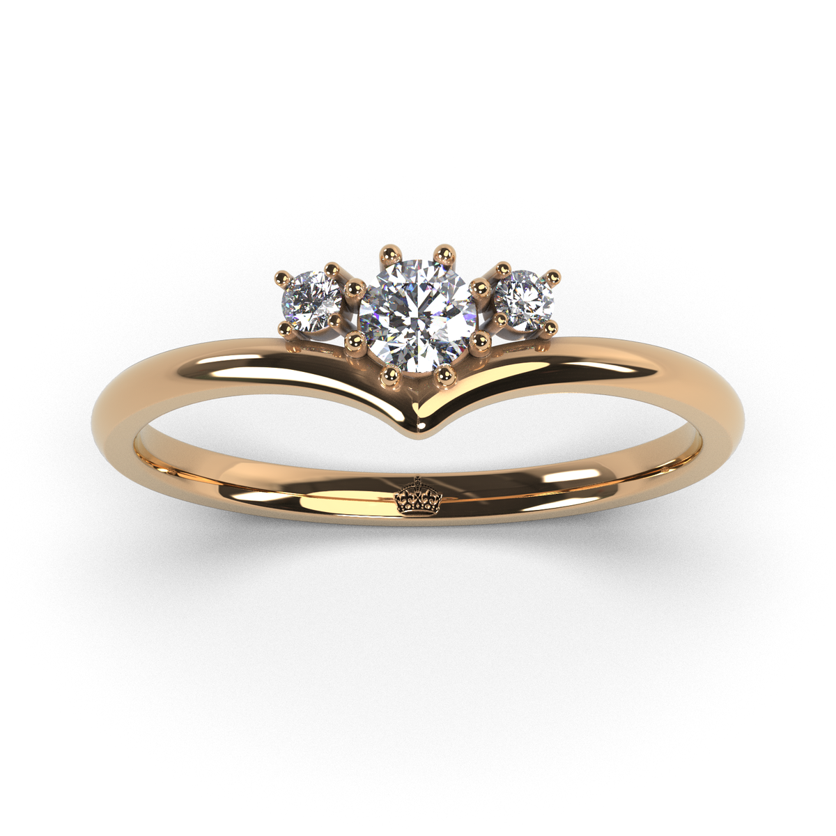 Anillo de compromiso "Tricillo Tulum"