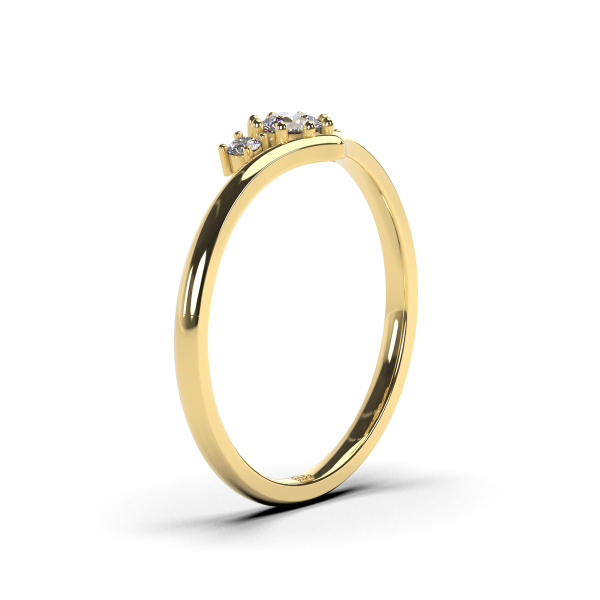 Anillo de compromiso "Tricillo Tulum"
