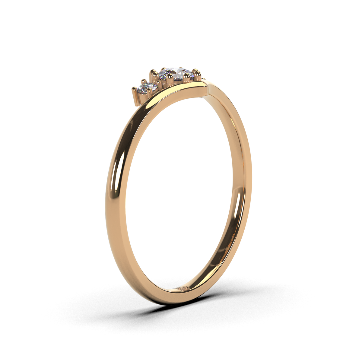 Anillo de compromiso "Tricillo Tulum"