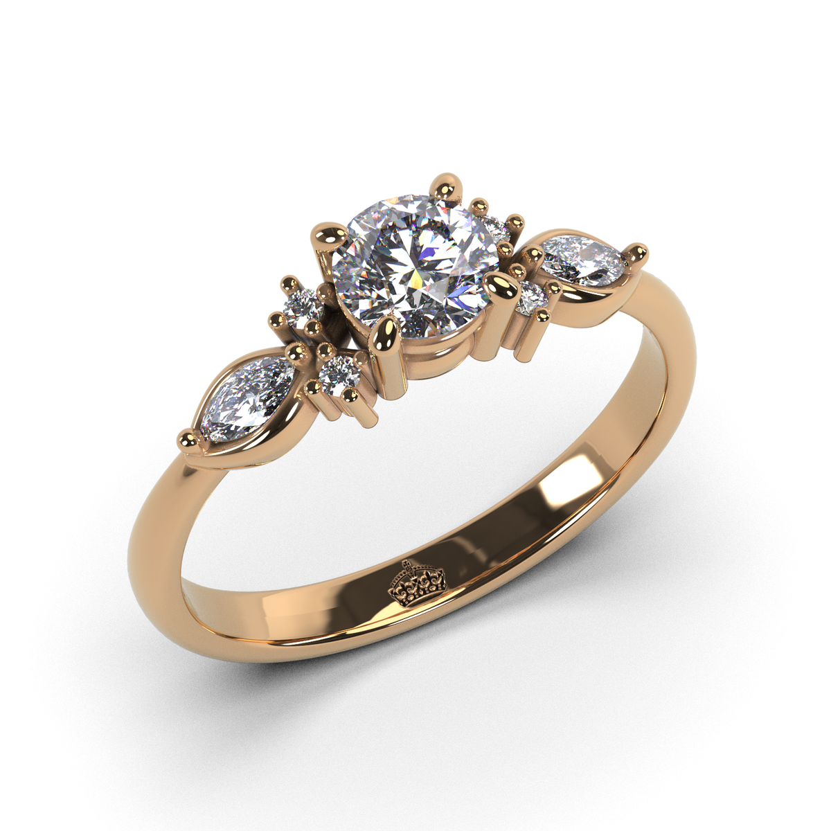 Anillo de compromiso Malibú