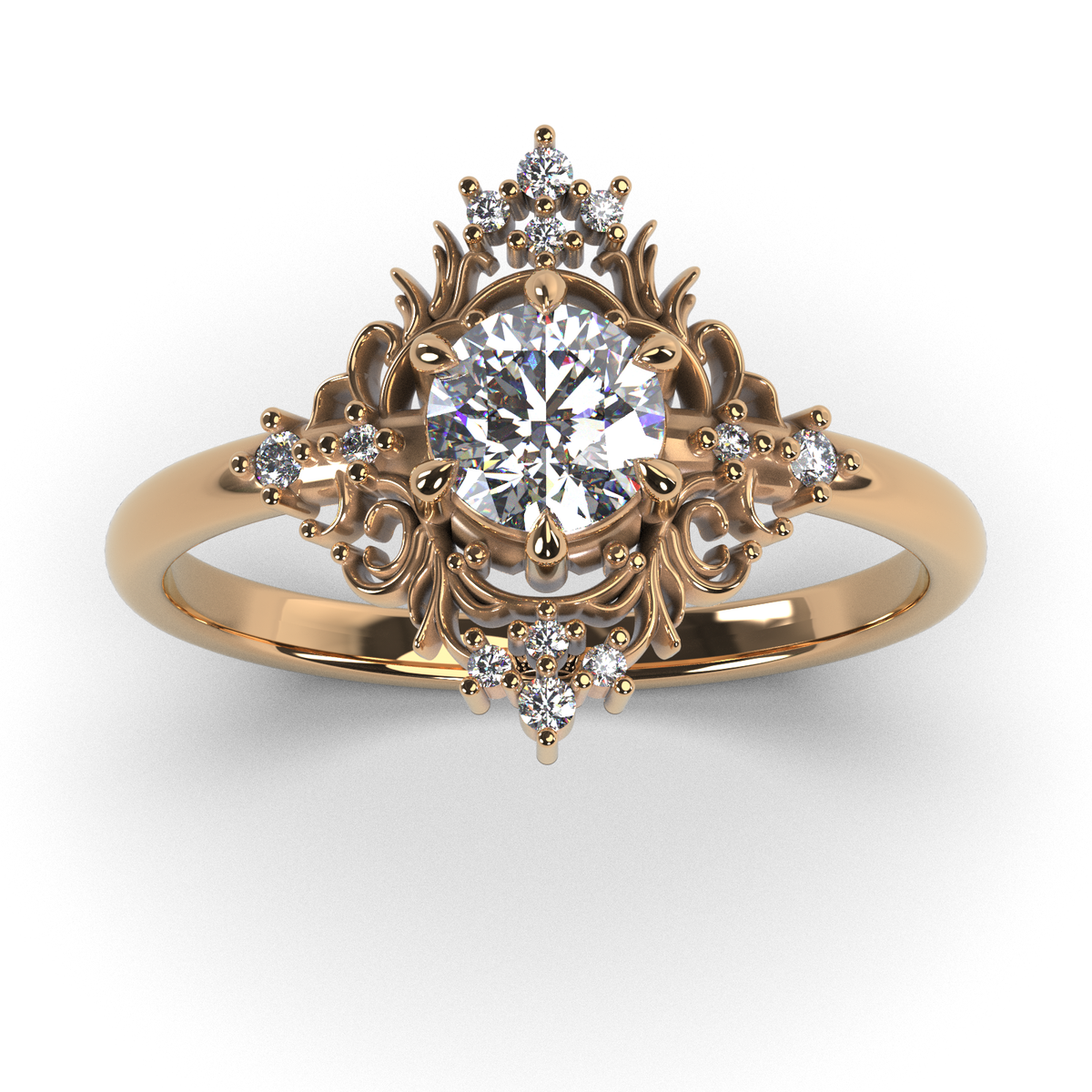 Anillo de compromiso "Los Ángeles"