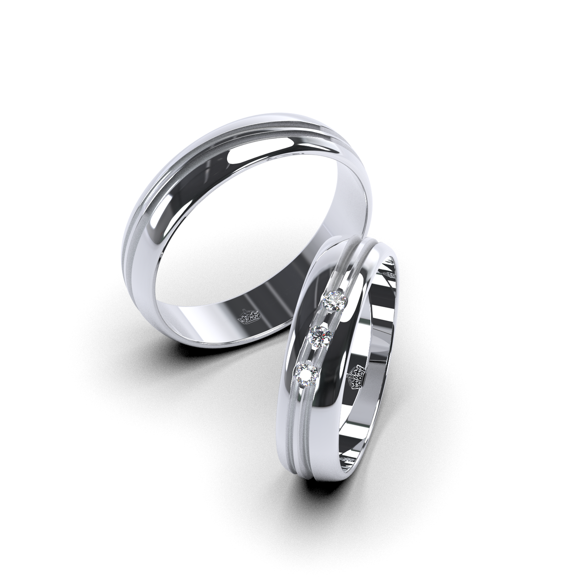 Anillo de matrimonio "Boston"