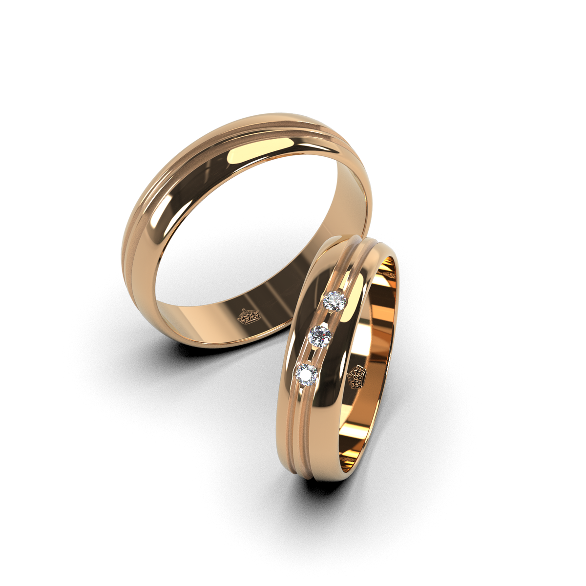 Anillo de matrimonio "Boston"