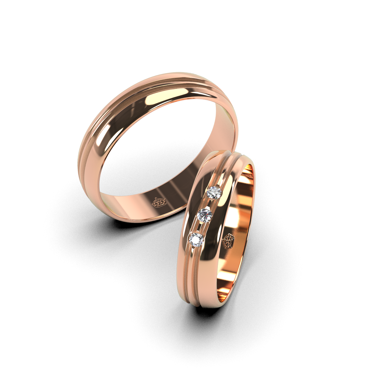 Anillo de matrimonio "Boston"