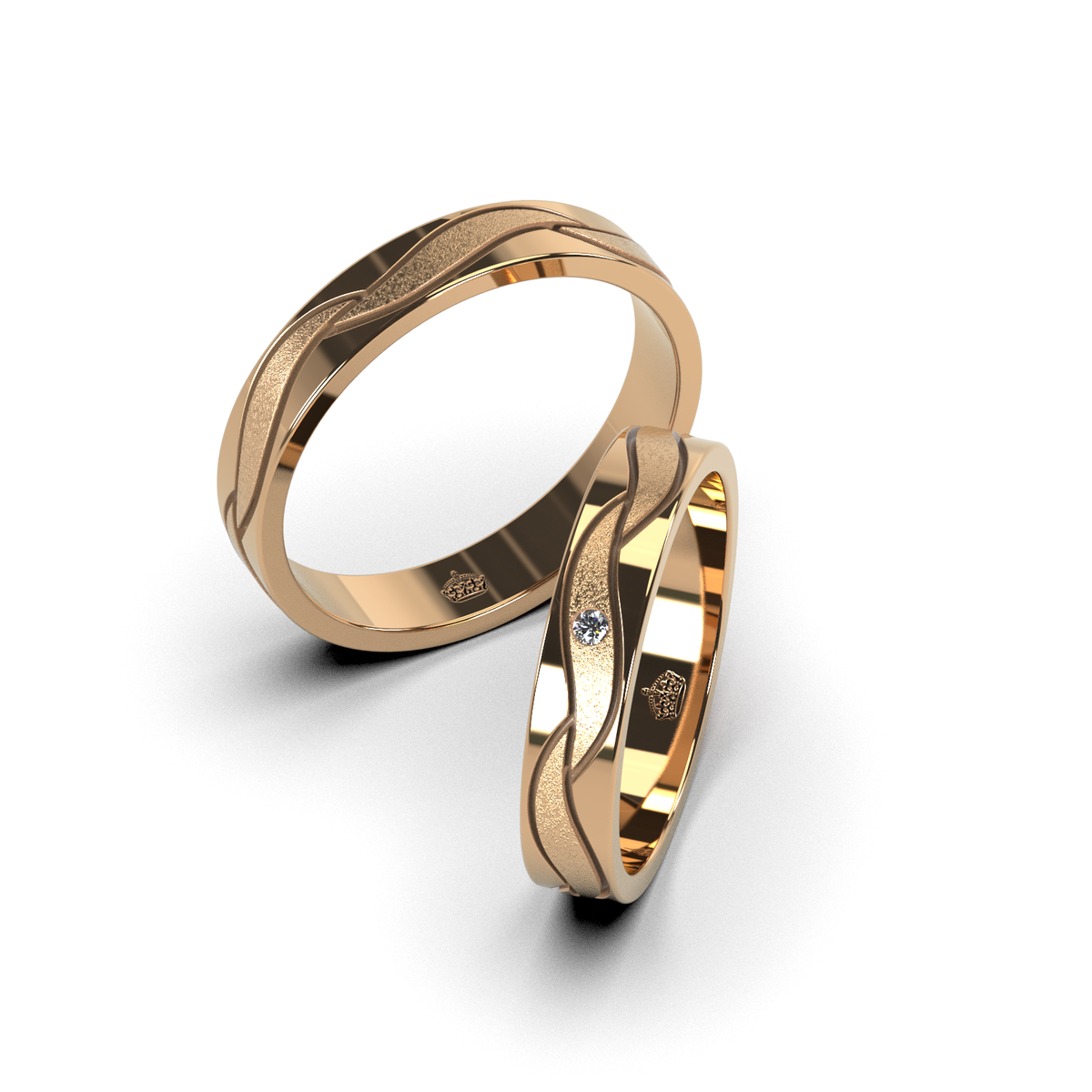 Anillo de matrimonio "Cairo"