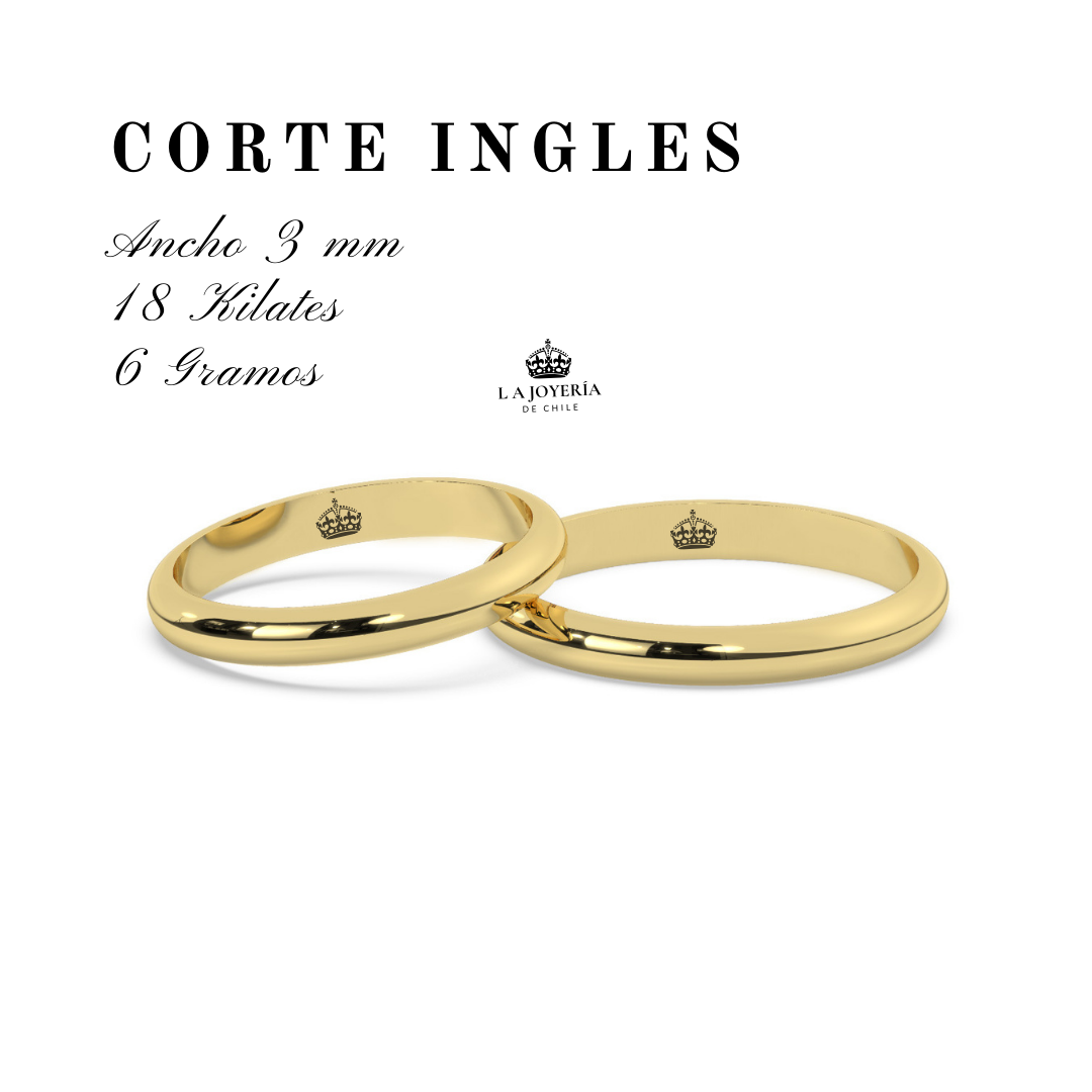 Anillo de matrimonio "Corte ingles - 4 mm"