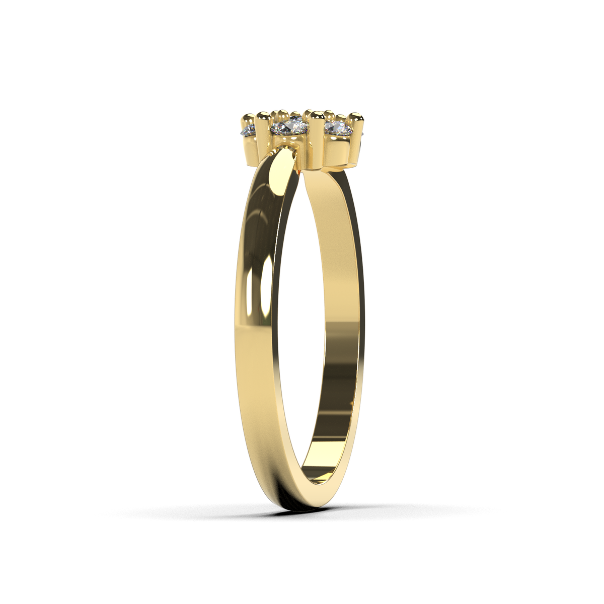 Anillo de compromiso "Flower shine"