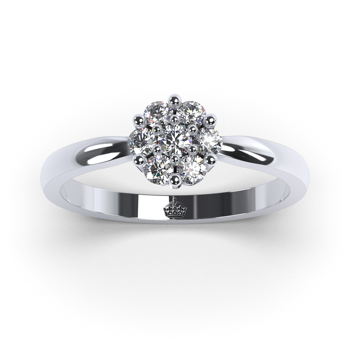 Anillo de compromiso "Flower shine"