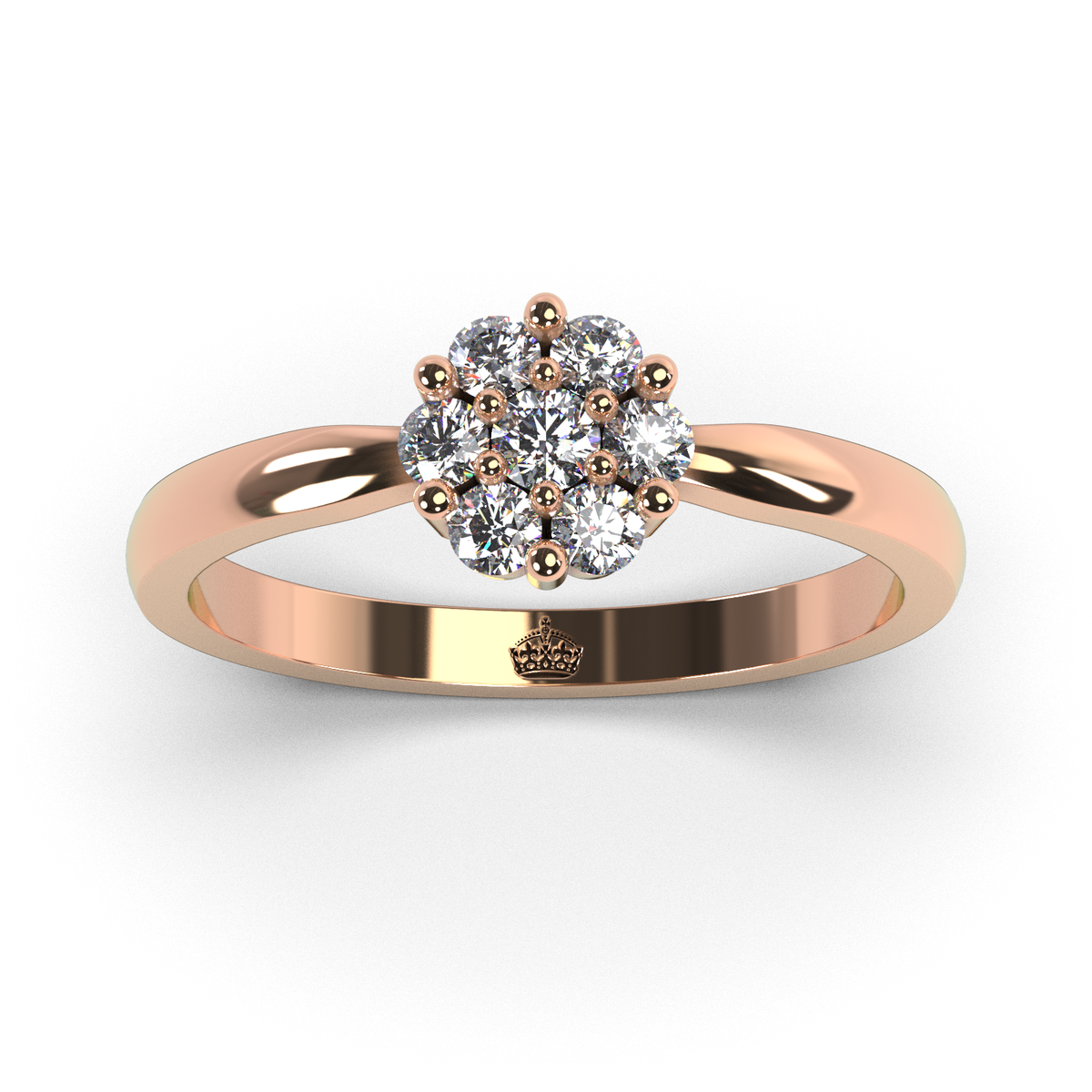 Anillo de compromiso "Flower shine"