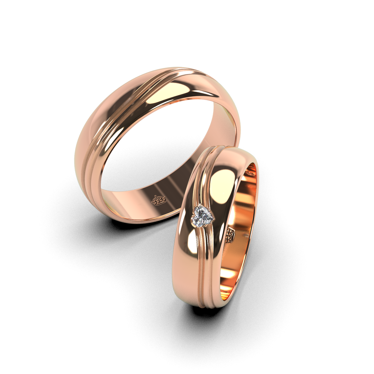 Anillo de matrimonio "Heart Rings"