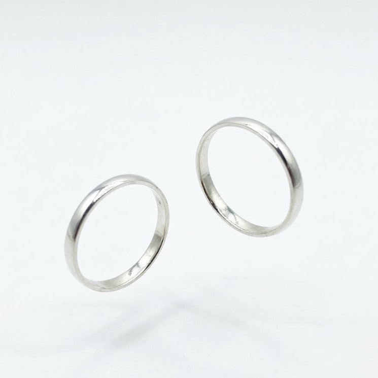 Anillos de matrimonio plata modelo Ilusión