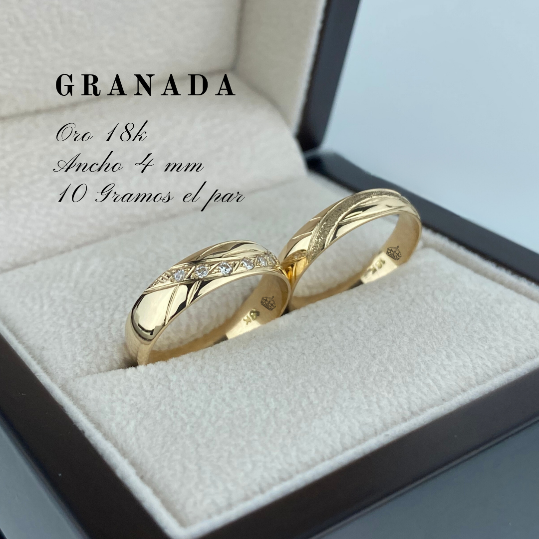 Anillo de matrimonio "Granada"