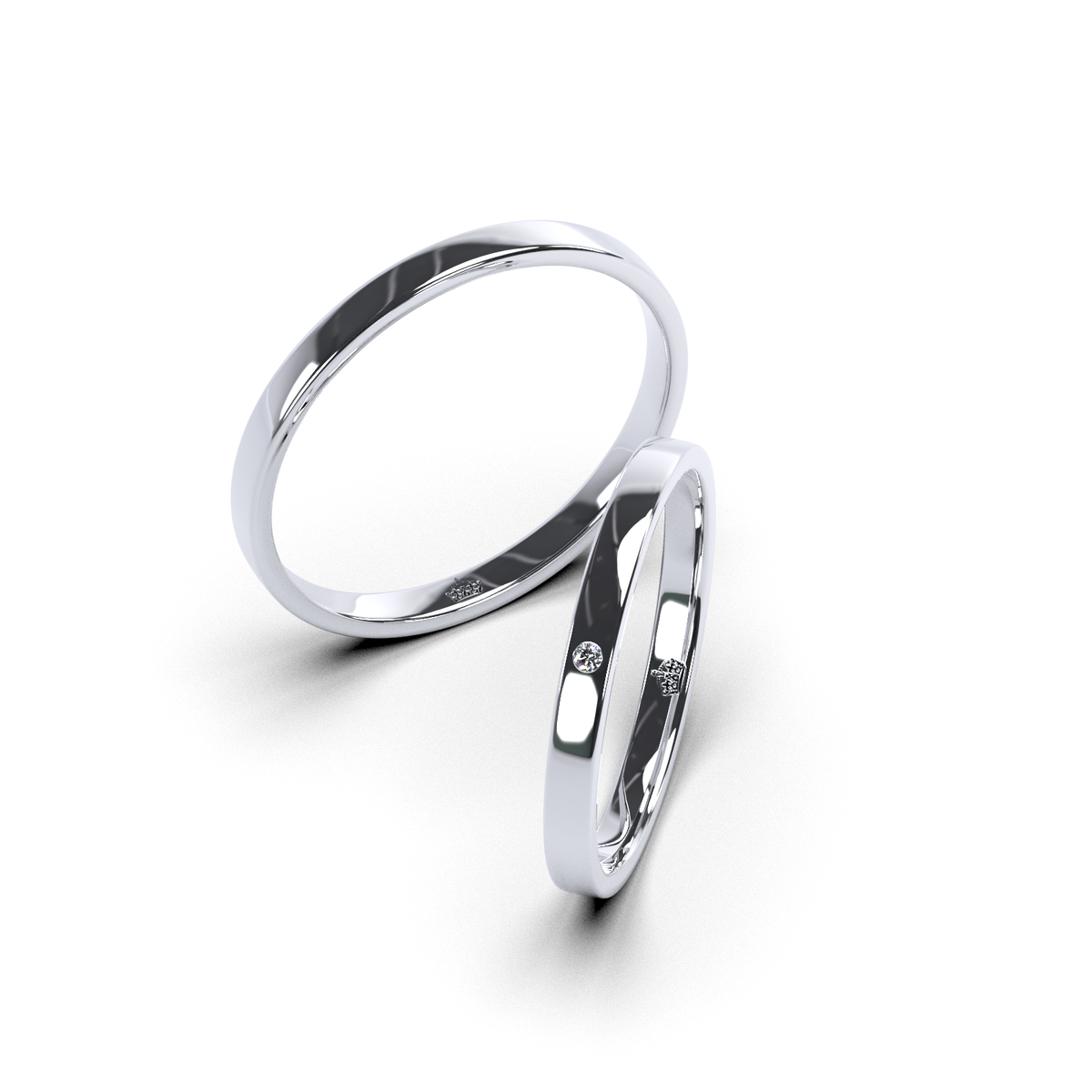 Anillo de matrimonio "Milan"