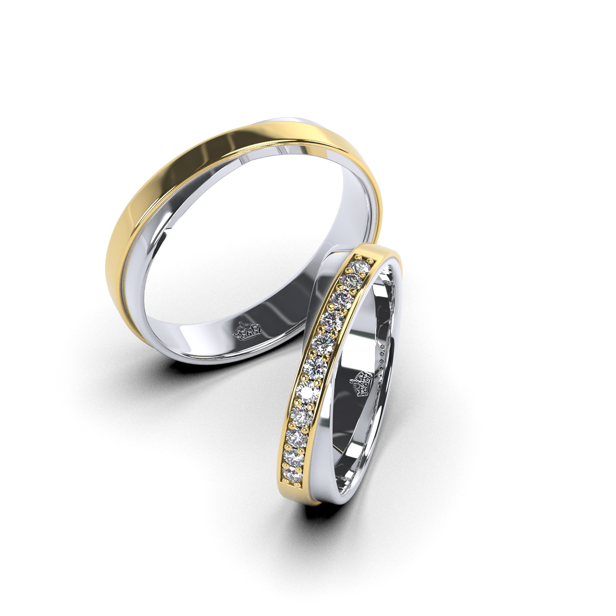 Anillos de matrimonio "Oia"