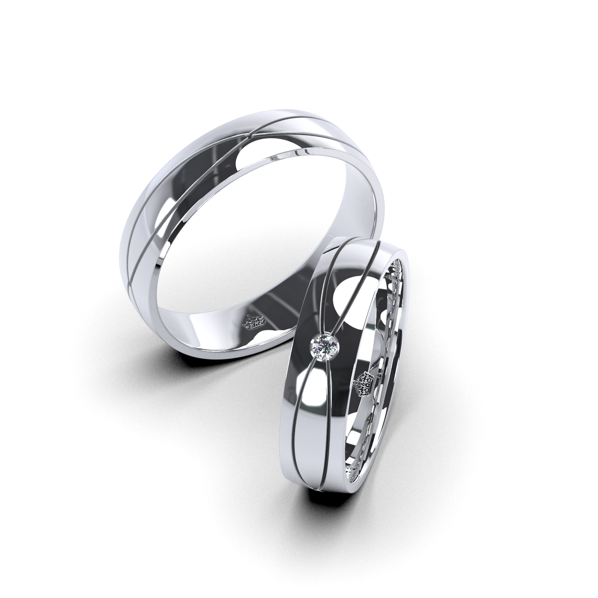 Anillo de matrimonio "Praga 10 Gramos"