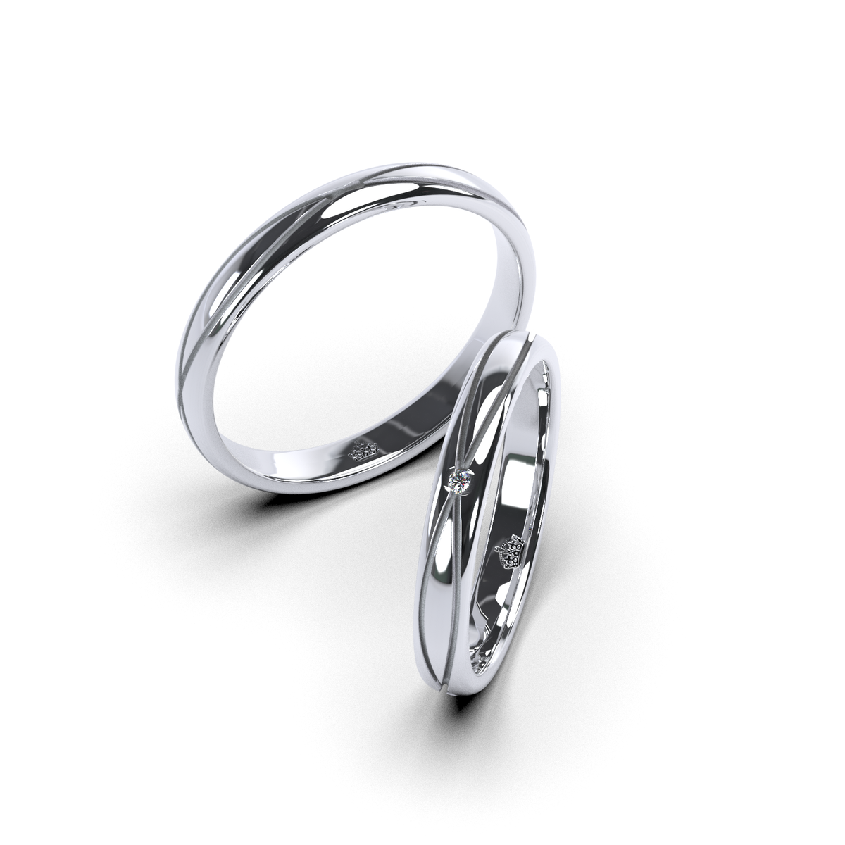 Anillo de matrimonio "Praga 10 Gramos"