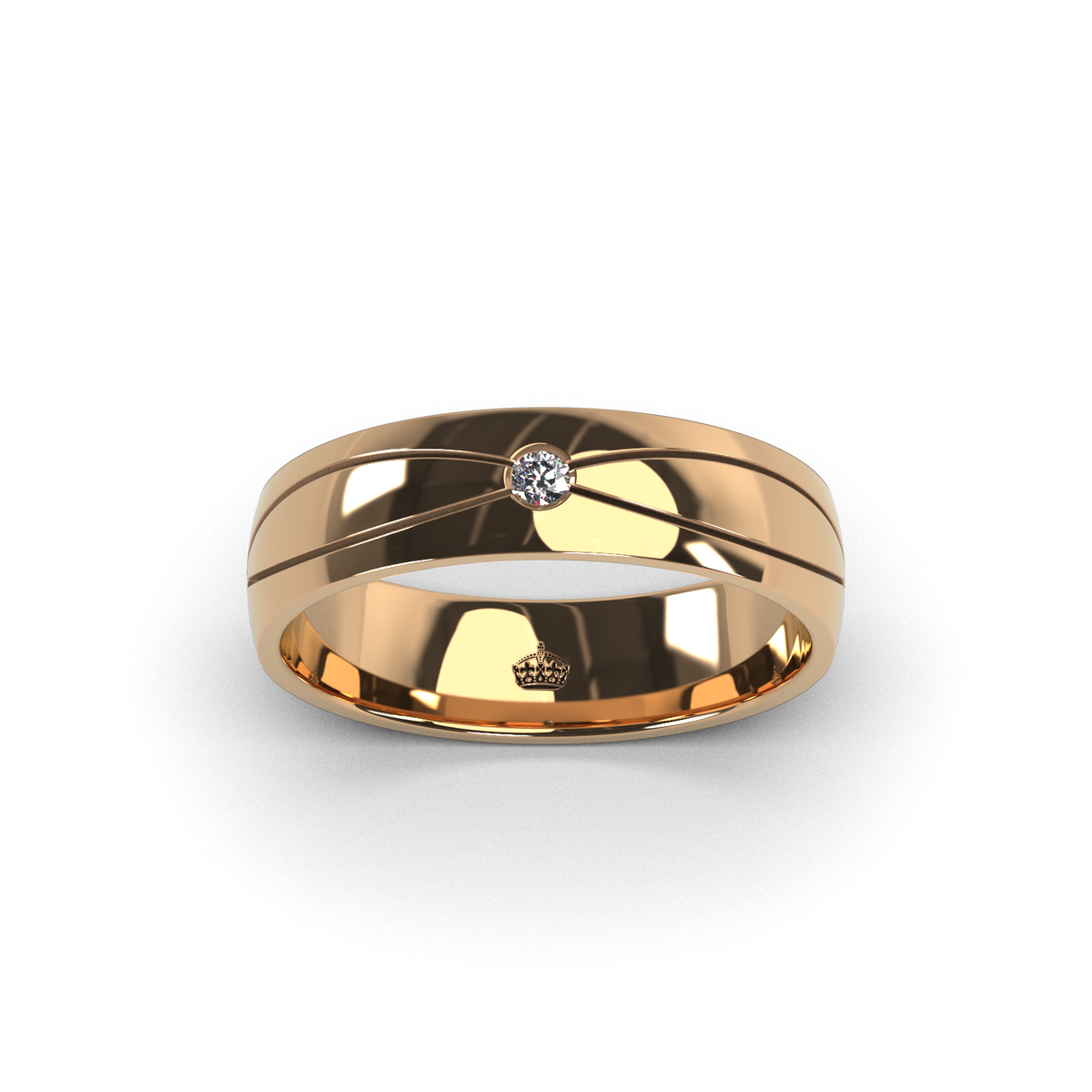 Anillo de matrimonio "Praga 10 Gramos"