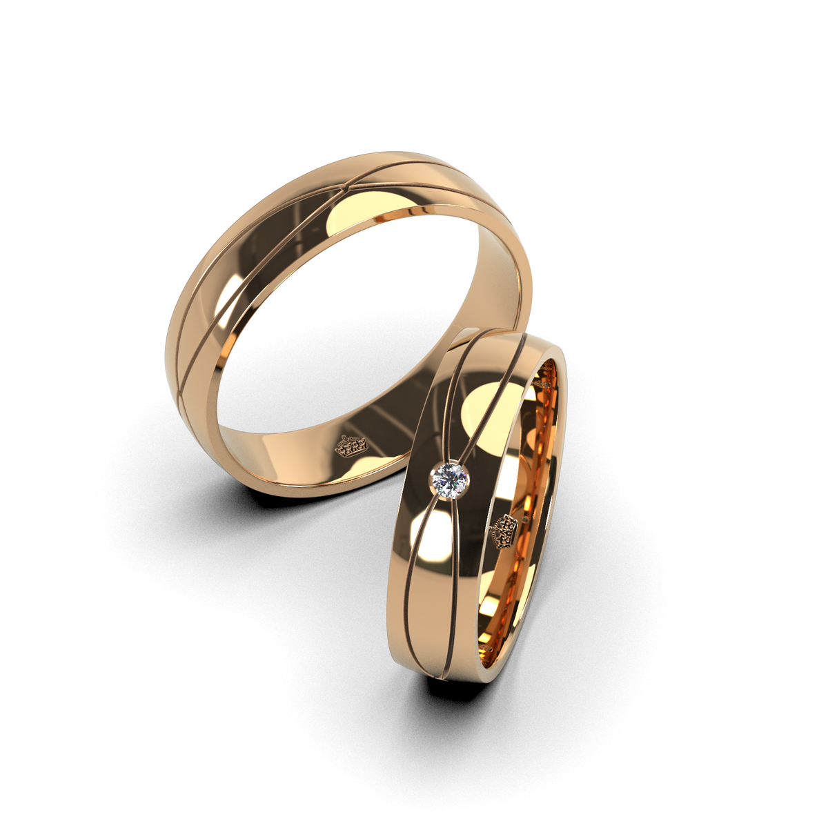 Anillo de matrimonio "Praga 10 Gramos"