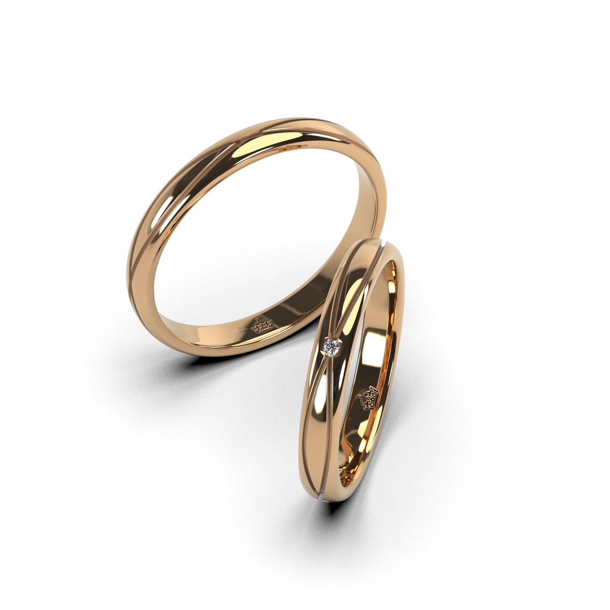 Anillo de matrimonio "Praga 10 Gramos"