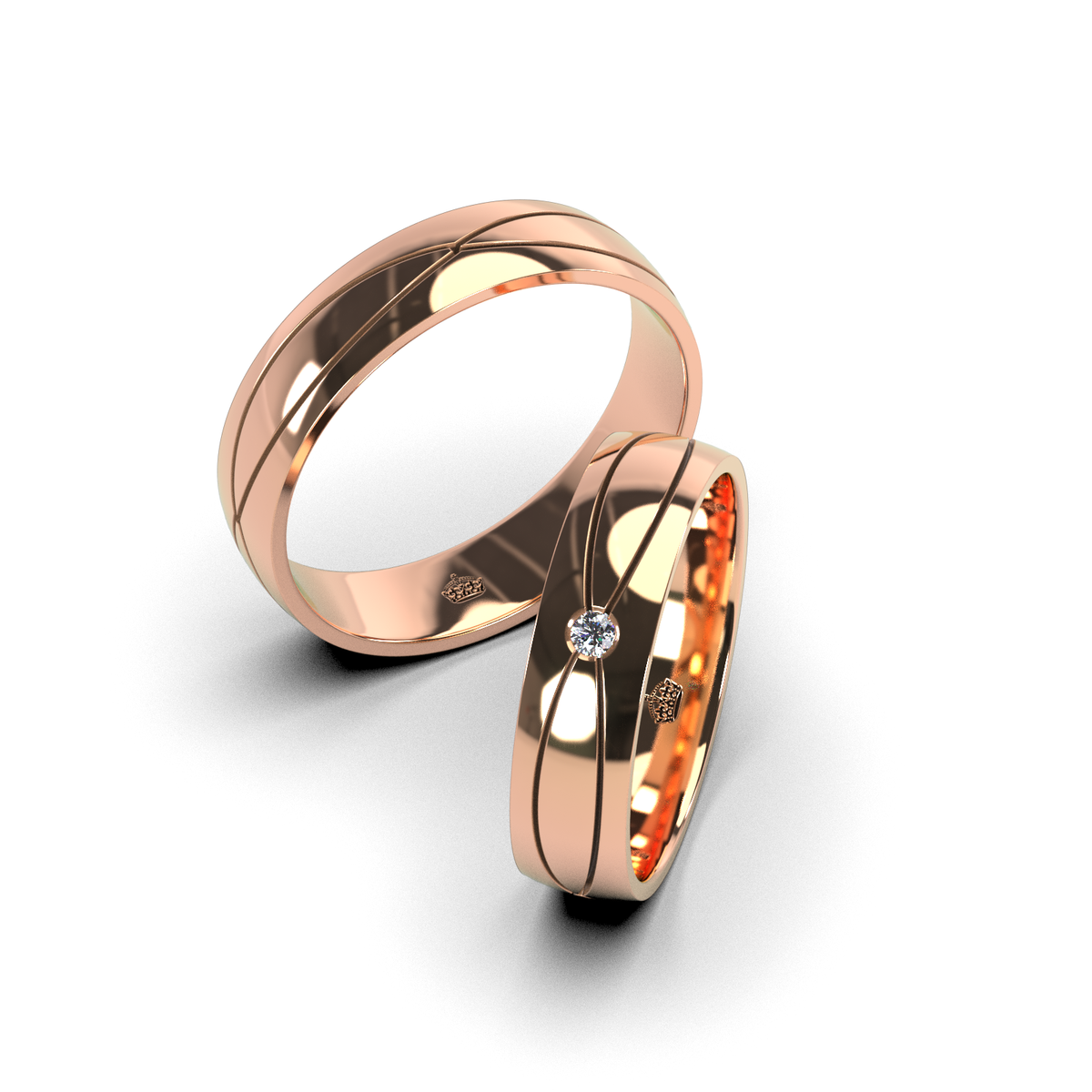 Anillo de matrimonio "Praga 10 Gramos"