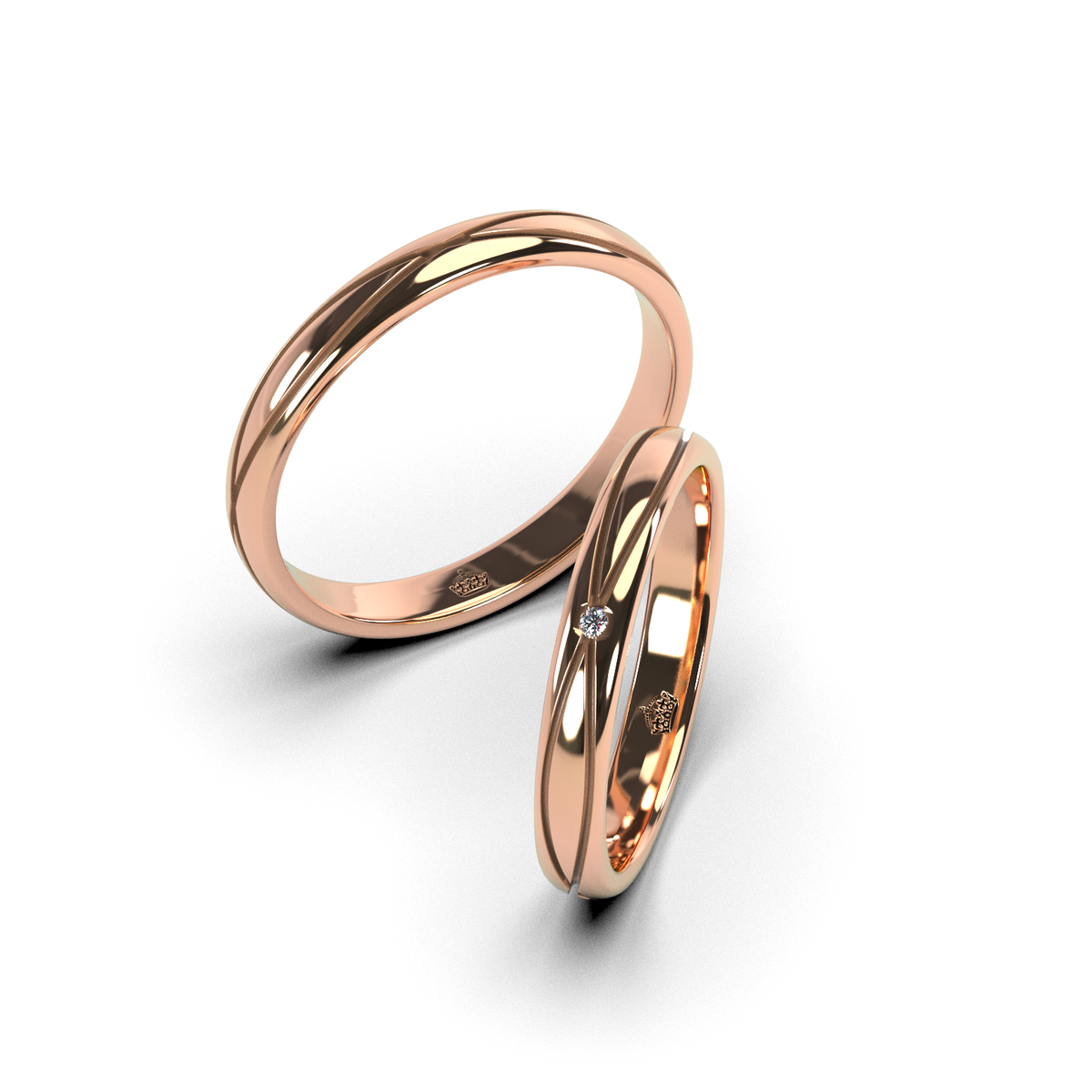 Anillo de matrimonio "Praga 10 Gramos"