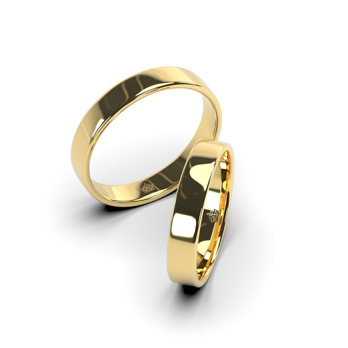 Anillo de matrimonio "Roma - 4 mm"
