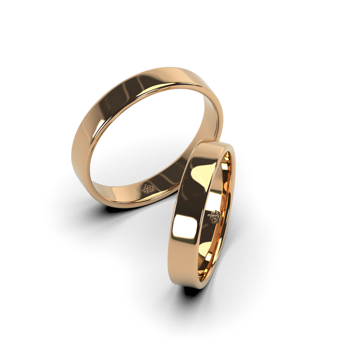 Anillo de matrimonio "Roma - 4 mm"