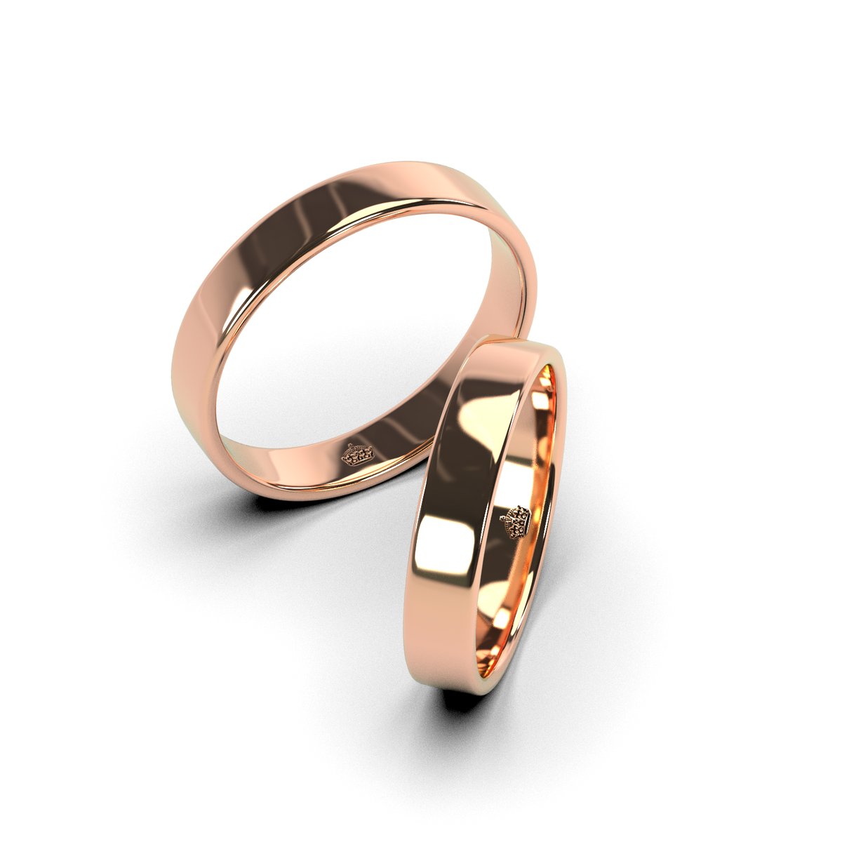 Anillo de matrimonio "Roma - 4 mm"