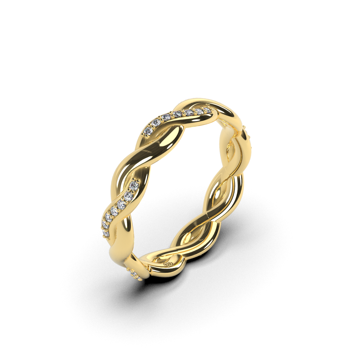 Anillo de matrimonio "Trenzas Irlandesas"